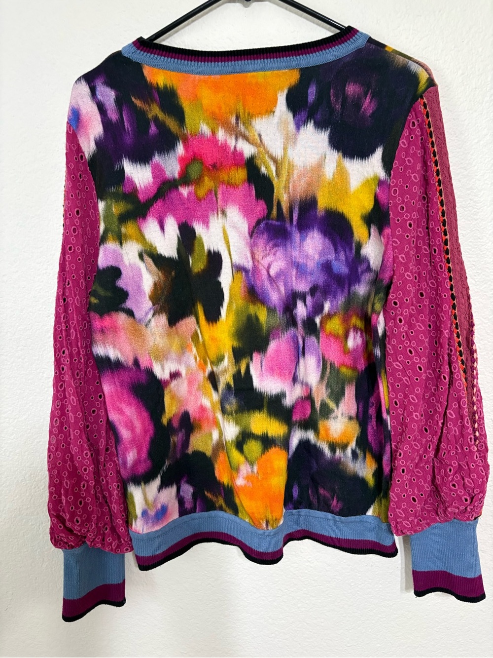 Blank London Floral Knit Top – Size Small - Picture 3 of 3